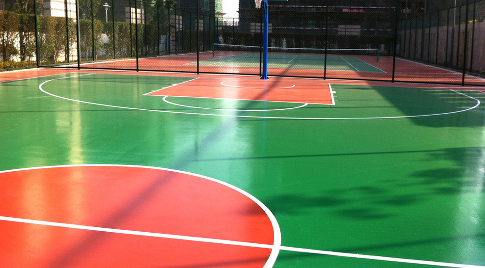 復合型硅PU球場 復合型硅PU球場