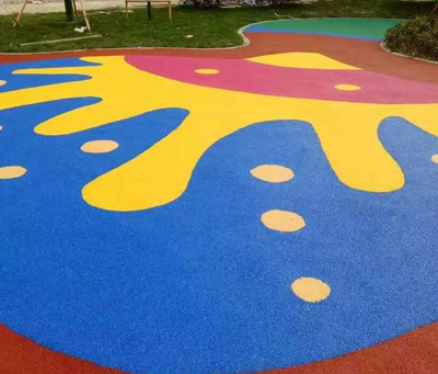 EPDM彩色拼花場地